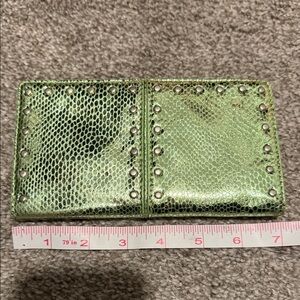 Michael Kors stud metallic wallet